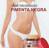 Creme Pimenta Negra redutor de medidas, estrias e celulites 200g